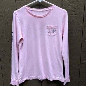 Vineyard Vines long sleeve whale pocket T-shirt